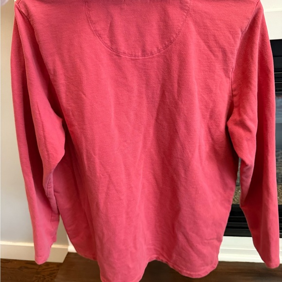 L.L. Bean vintage light red and denim pullover  Shirt men’s 1X see measurements - Picture 6 of 11